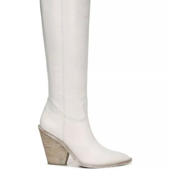 COPY - Sam Edelman indigo white leather boots! NWT - Picture 6 of 12